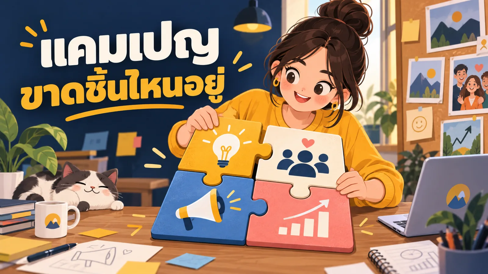 ภาพการ์ตูนประกอบบทความ Creative campaign: แคมเปญขาดชิ้นไหนอยู่
