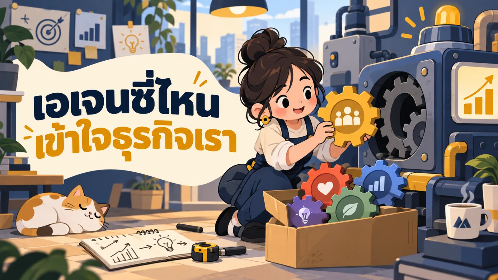 ภาพการ์ตูนประกอบบทความ วิธีเลือกเอเจนซี่การตลาดดิจิทัล: เอเจนซี่ไหนเข้าใจธุรกิจเรา