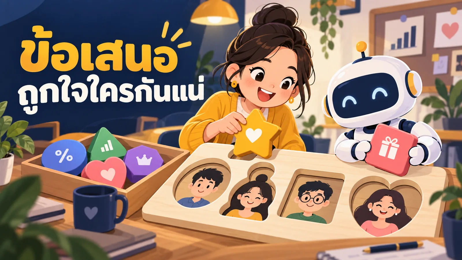 ภาพการ์ตูนประกอบบทความ AI Personalization: ข้อเสนอถูกใจใครกันแน่