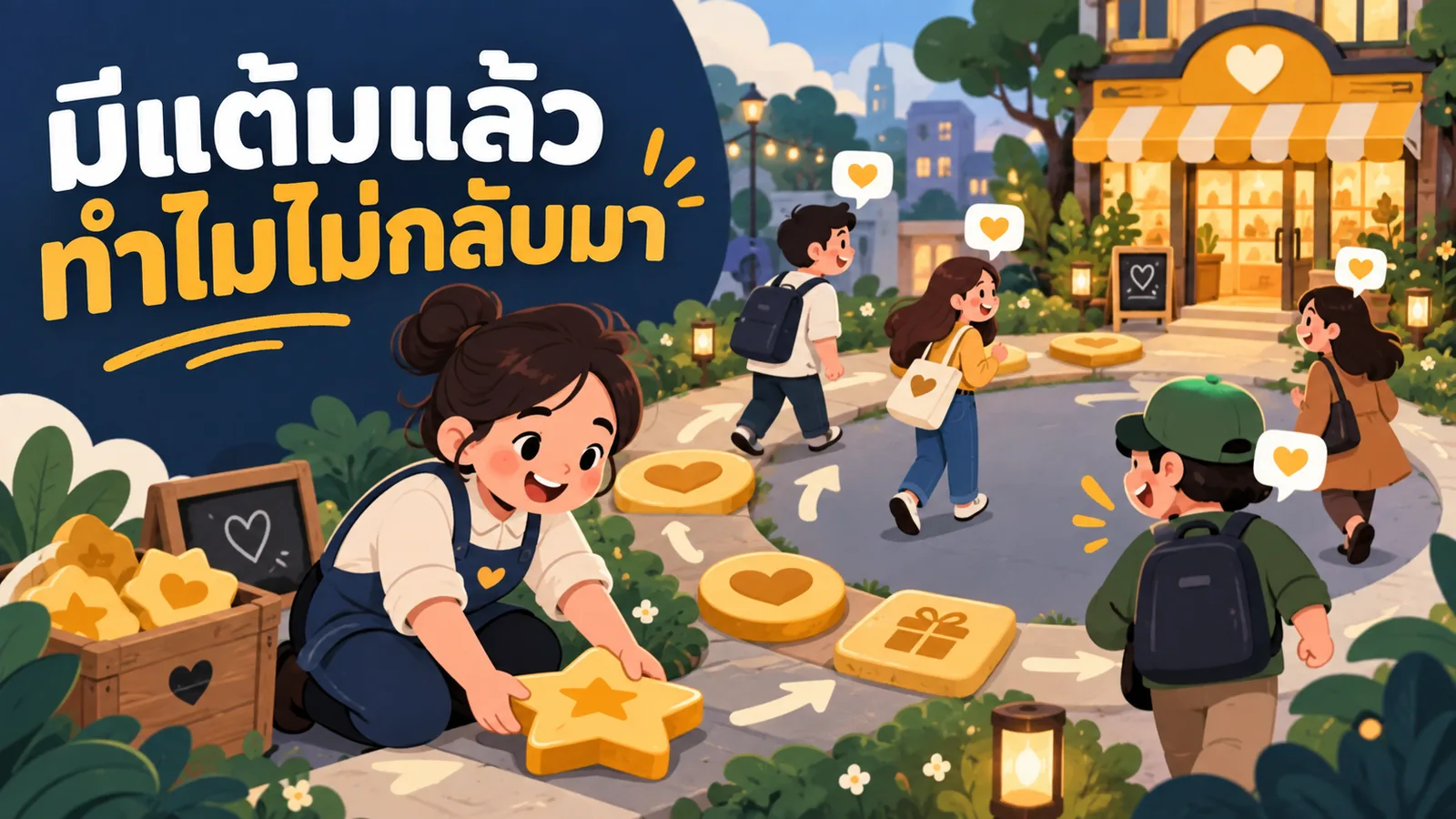 ภาพการ์ตูนประกอบบทความ Loyalty Program: มีแต้มแล้วทำไมไม่กลับมา