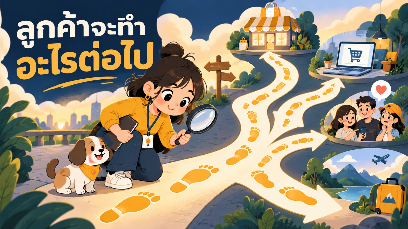 ภาพการ์ตูนประกอบบทความ Predictive Analytics: ลูกค้าจะทำอะไรต่อไป